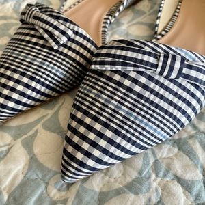 New J Crew Sloane D’Orsay Plaid flats size 8.5